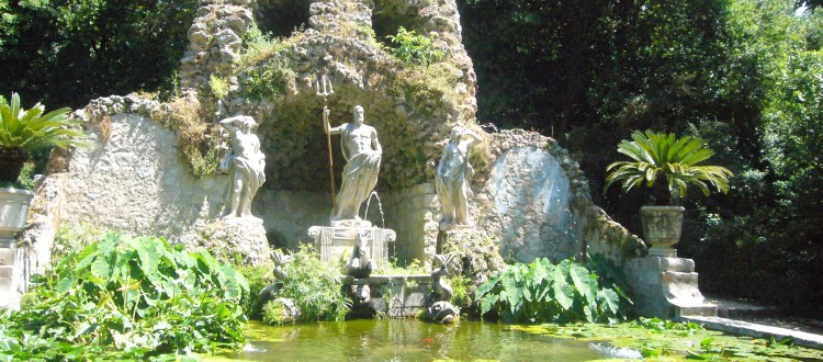 The fountain with Neptune