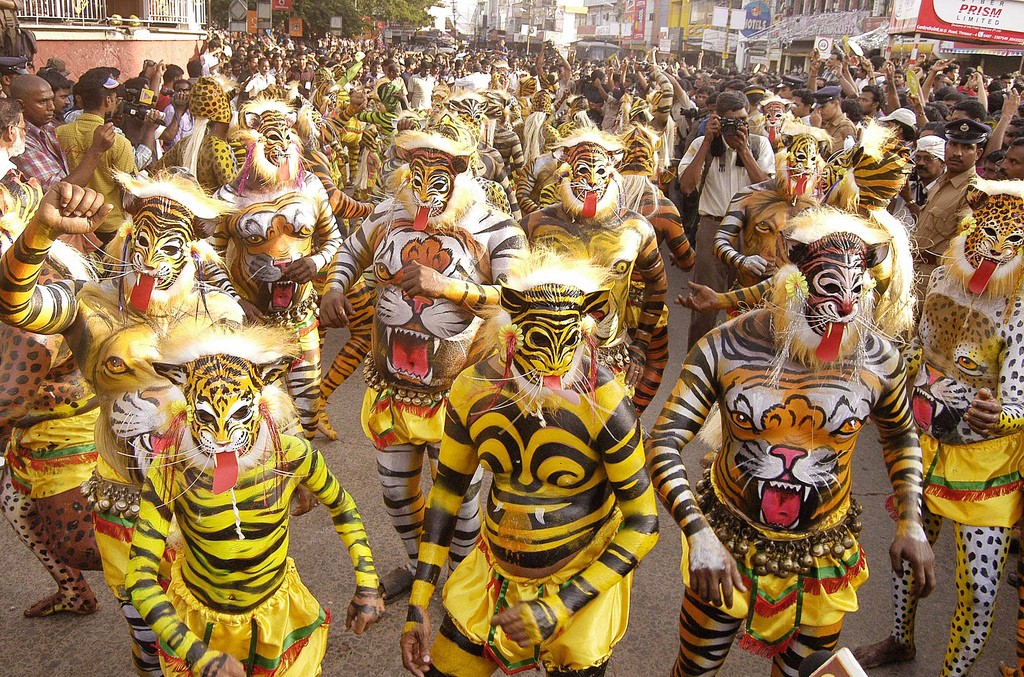 Pulikali - Tiger Dance in Kerala