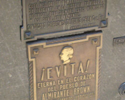 Eva Peron's grave in Beunos Aires