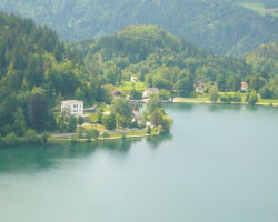 Gorgeous view of Lake Bled from the castle