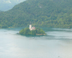 The only island in Slovenia!
